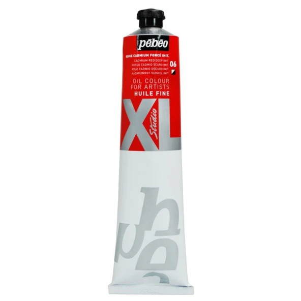 Pebeo Huile Fine XL Yağlı Boya 200 ml. 06 Cadmium Red Deep Imit. ürün görseli 1