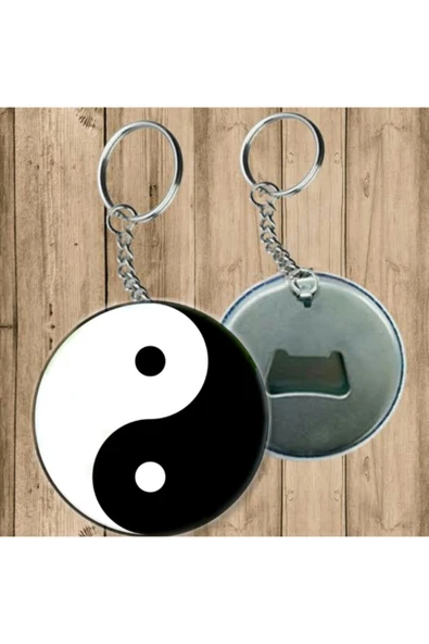Özcan Tasarım Yin Yang Sembolü Anahtarlık - Açacaklı Anahtarlık ürün görseli 1