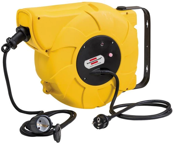 Brennenstuhl 9+2 Metre Dış Mekan Bahçe Kablosu Makarası Otomatik IP44 Lisanslı ürün görseli 1