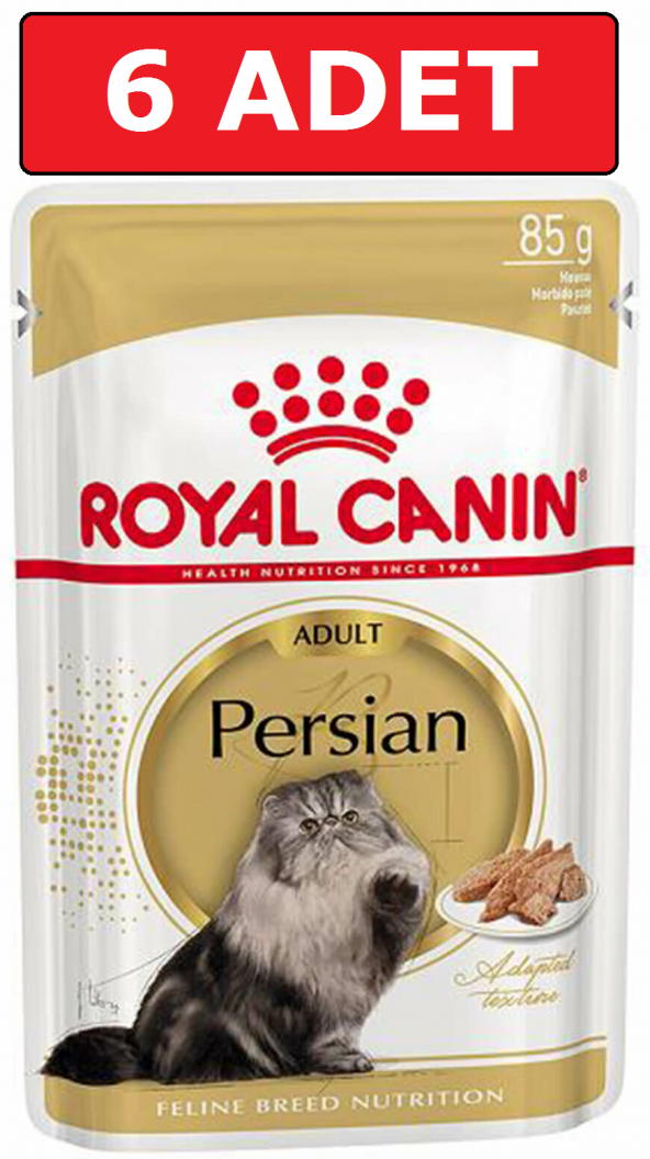 Royal canın persian iran kedi konservesi pouch 85 gr 6 adet yaş mama ürün görseli 1