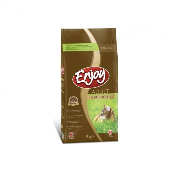 Enjoy tavuklu kedi maması 15kg yetişkin adult kuru kedi maması ürün görseli 1