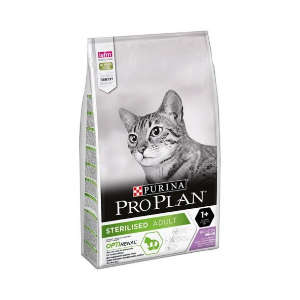 Proplan sterilised hindili 10kg kedi proplan kısırlaştırılmış hindili kedi maması ürün görseli 1
