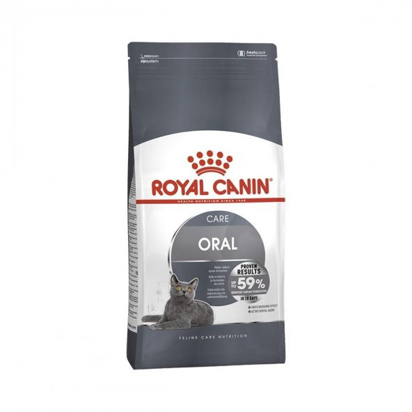 Royal canın oral care ağız bakım kedi maması 1,5kg  diş plağı oluşumu ve tartar birikmesini azaltma ürün görseli 1
