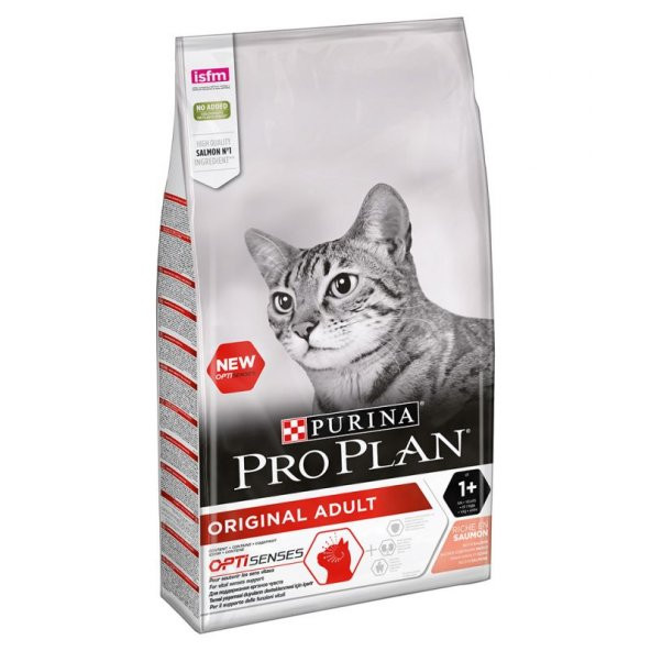 Proplan somonlu yetişkin kedi maması 3 kg adult kuru kedi maması ürün görseli 1