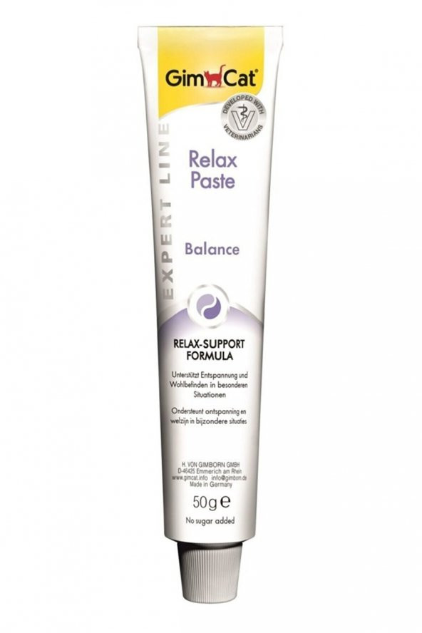 Gimcat relax paste balance 50gr kedi relax macun malt şekersiz ürün görseli 1
