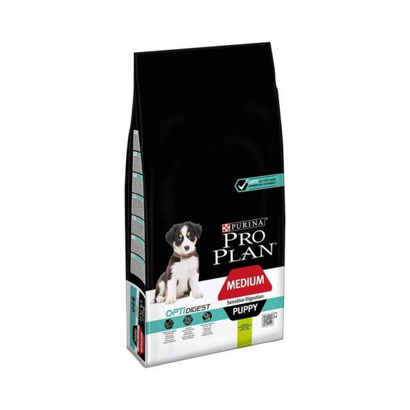 Proplan medium puppy kuzu etli köpek 12kg yavru köpek maması sensitive digestion ürün görseli 1