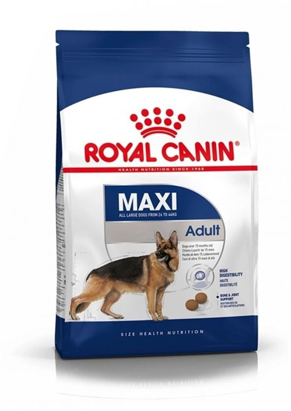 Royal canin maxi adult 15kg büyük ırk köpek maması ürün görseli 1