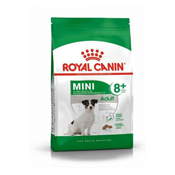 Royal canin mini adult 8+ ileri yaş köpek 2kg ileri yaş için küçük ırk köpek maması ürün görseli 1