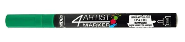 Pebeo 4Artist Oil Marker Yağlıboya Kalemi 2mm Yuvarlak Uç DARK GREEN ürün görseli 1