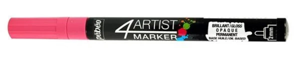 Pebeo 4Artist Oil Marker Yağlıboya Kalemi 2mm Yuvarlak Uç PINK ürün görseli 1
