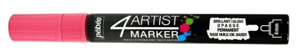 Pebeo 4Artist Oil Marker Yağlıboya Kalemi 4mm Yuvarlak Uç PINK ürün görseli 1