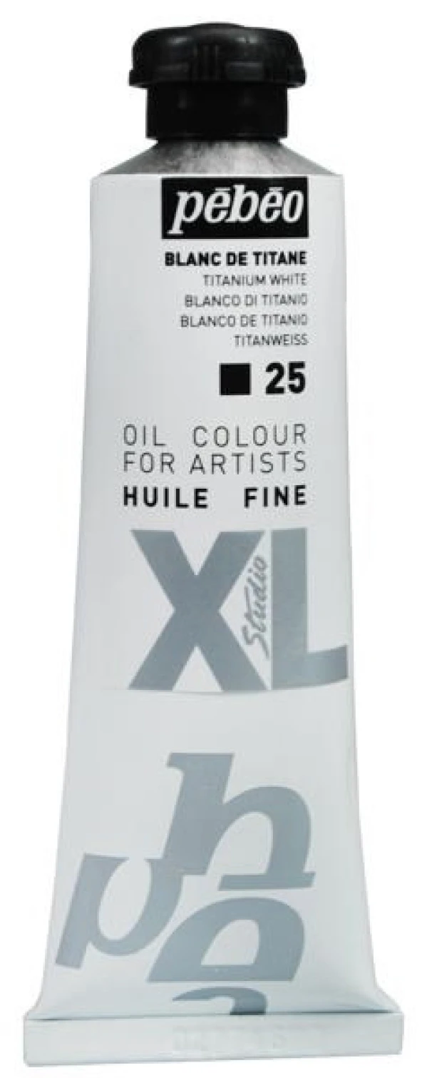 Pebeo Huile Fine XL Yağlı Boya 37 ml. 25 Titanium White ürün görseli 1