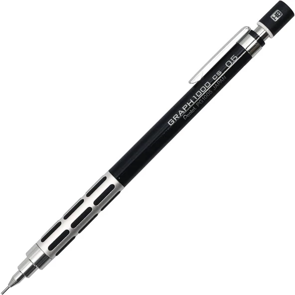 Pentel Graph 1000CS Mat Metal Gövde Versatil Kalem 0.5 mm Siyah PG1005CS-A ürün görseli 1