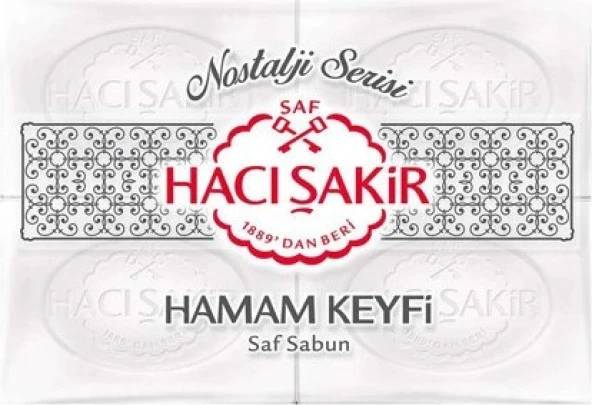 Hacı Şakir Hamam Keyfi 4x200 gr Sabun ürün görseli 1