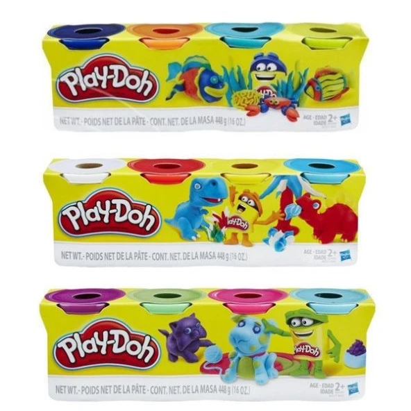 Play-Doh Oyun Hamuru 4 Renk 448 gr. ürün görseli 1