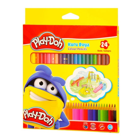Play-Doh 24 Renk Kuru Boya Karton Kutu ürün görseli 1