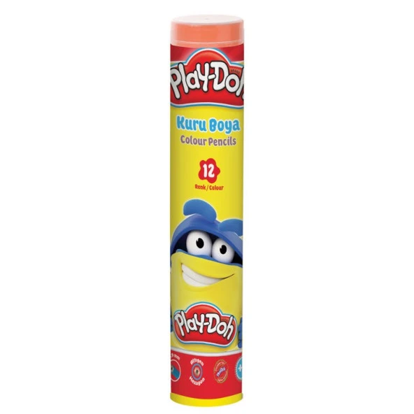 Play-Doh 12 Renk Kuru Boya Tam Boy Metal Tüp ürün görseli 1