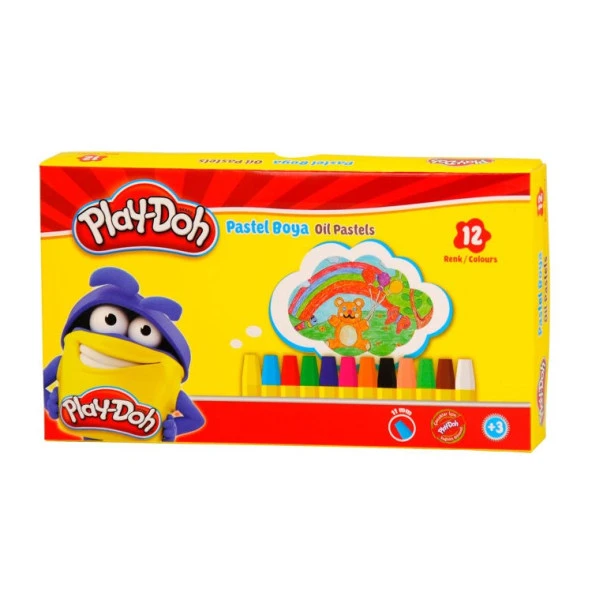 Play-Doh Pastel Boya 12 Renk ürün görseli 1