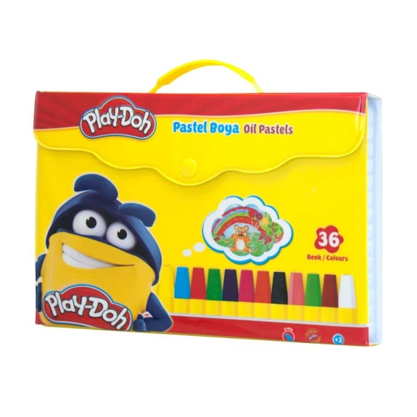 Play-Doh 36 Renk Çantalı Pastel Boya ürün görseli 1