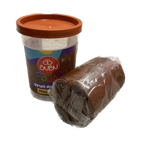 Bubu Tek Renk Oyun Hamuru 125 gr Kahverengi ürün görseli 1