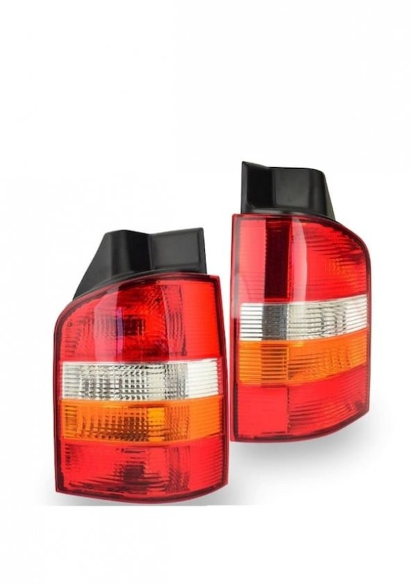 VOLKSWAGEN TRANSPORTER T5 SAĞ SOL STOP LAMBASI TAKIMI 2003-2010 SARI SİNYALLİ ürün görseli 1