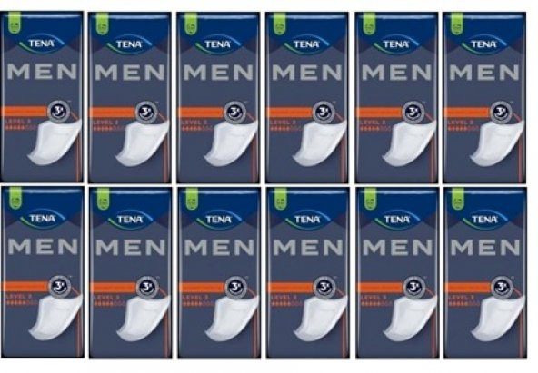 Tena Men Level-3, Erkek Mesane Pedi, 5 Damla, 16'lı 12 Paket 192 Adet ürün görseli 1