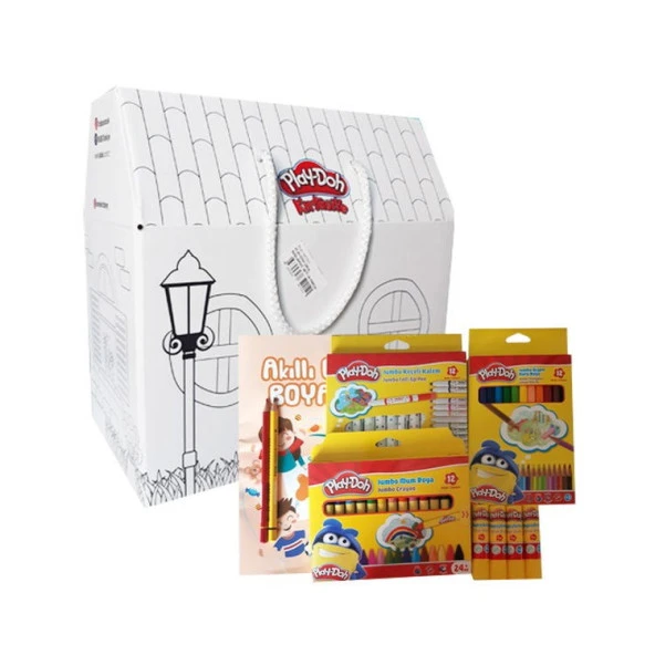 Play-Doh Boyama Evi 25x25x15 cm 58 Parça Boya Seti ürün görseli 1