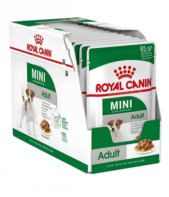 Royal Canin Mini Adult Pouch Yetişkin Köpek Konservesi 12x85 Gr ürün görseli 1