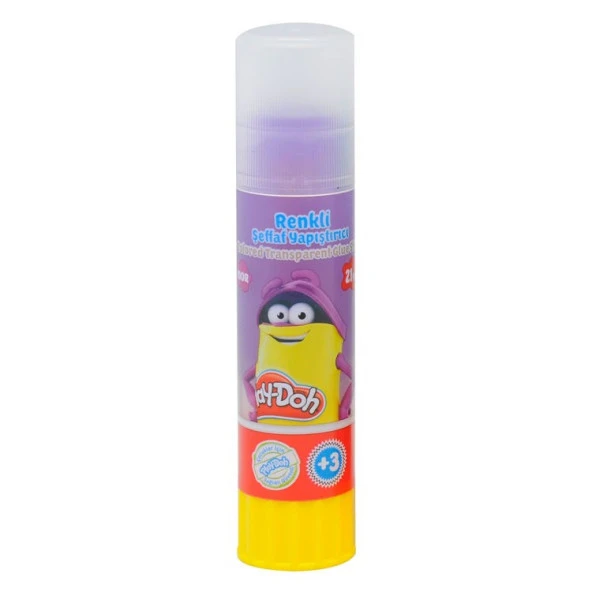 Play-Doh Transparan Renkli Stick Yapıştırıcı 21 gr. ürün görseli 1