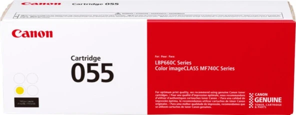 Canon CRG-055Y Yellow Sarı Toner MF745 ürün görseli 1