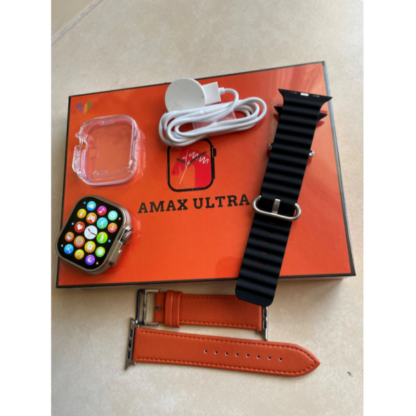 Watch Amax Ultra 49mm Vidalı Hediyelik Amax Ultra Akıllı Saat ürün görseli 1