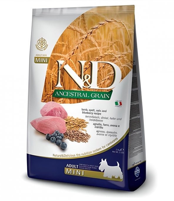 N&D Low Kuzu&Yaban Mersini Yetişkin Küçük Irk Köpek Maması 2,5 Kg ürün görseli 1