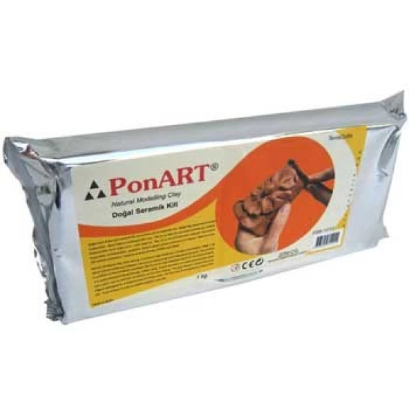 Ponart - Kosida Seramik Kili 1000 gr. Terracotta ürün görseli 1