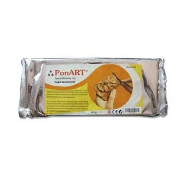 Ponart - Kosida Seramik Kili 500 gr. Terracotta ürün görseli 1