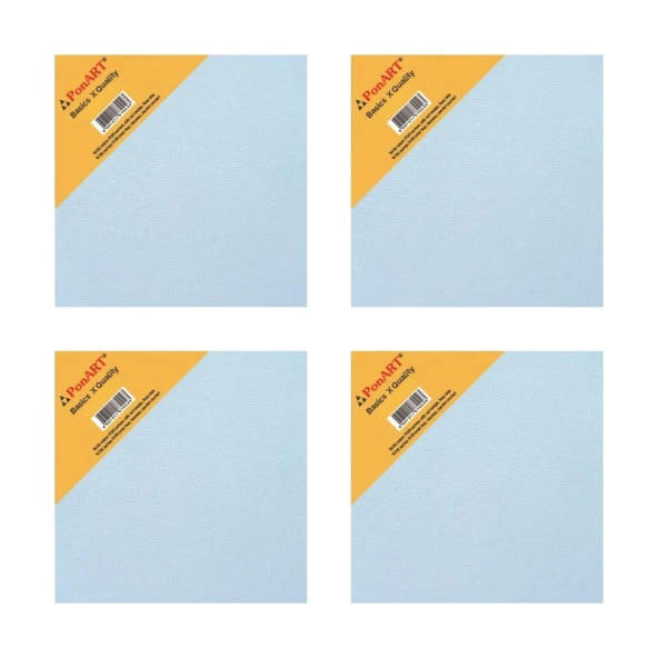 Ponart Basic Tuval 15x15 cm. 4 Adet ürün görseli 1