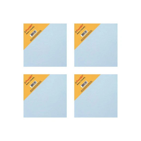 Ponart Basic Tuval 10x10 cm. 4 Adet ürün görseli 1