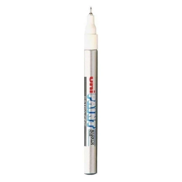 Uni PX-203 Paint Marker Extra Fine 0.8mm Boyama Markörü Gümüş ürün görseli 1