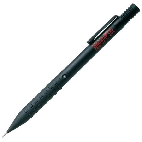 Pentel Smash Q1000 0.5 mm Mekanik Kurşun Kalem Mat Siyah ürün görseli 1