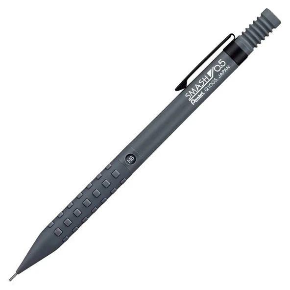 Pentel Smash Q1000 0.5 mm Mekanik Kurşun Kalem Gri Q1005-N ürün görseli 1