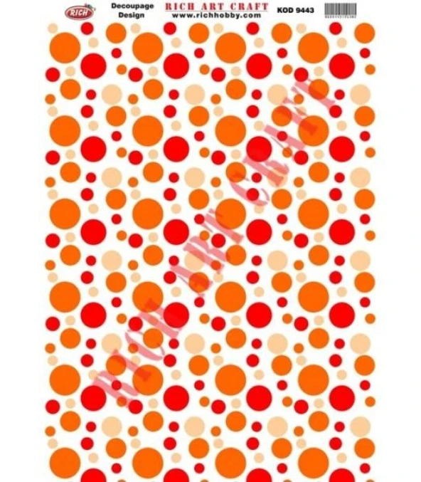 Rich Dekopaj Kağıdı 33x48 cm. 9443 ürün görseli 1