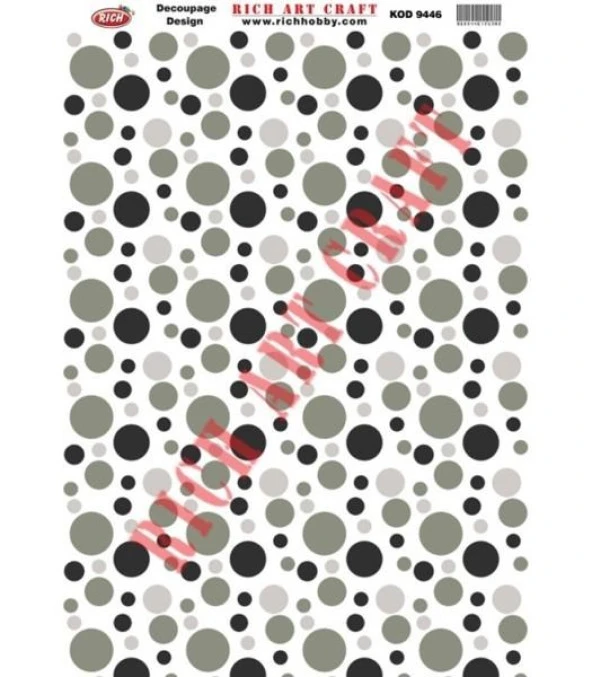 Rich Dekopaj Kağıdı 33x48 cm. 9446 ürün görseli 1
