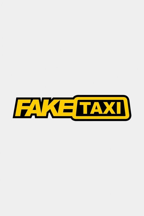 Sticker Master Fake Taxi Sticker Motor, Kask, Laptop, Araba Sticker 14x3 Cm ürün görseli 1