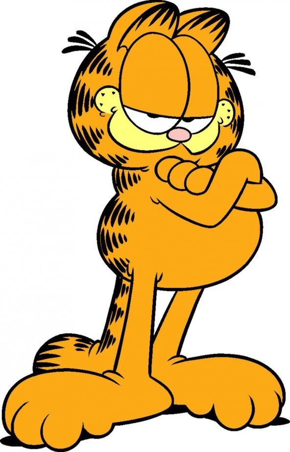 Sticker Master Garfield Sticker Oto Motor Laptop Pc Duvar 15 Cm ürün görseli 1