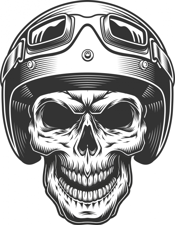 Skull Motor Kask Kurukafa Gözlük  Sticker Etiket Çıkartma Pc Laptop Araba Oto Motor ürün görseli 1