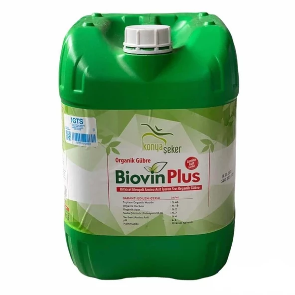 Biovin Plus Bitkisel Amino Asit Organik Sıvı Gübre 20 Litre ürün görseli 1