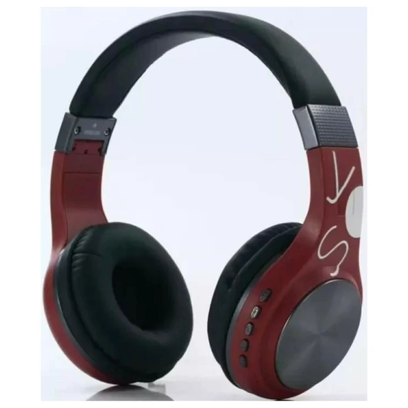SY BT-1607 Kulaküstü Bluetooth Kulaklık Kırmızı ürün görseli 1