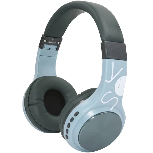 SY BT-1607 Kulaküstü Bluetooth KulaklıTurkuaz ürün görseli 1