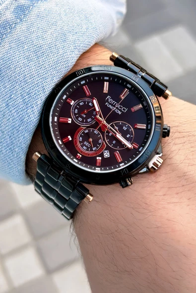 Ferrucci Function FCF.13406FM.02 Multi-Fonksiyon Erkek Kol Saati ürün görseli 1