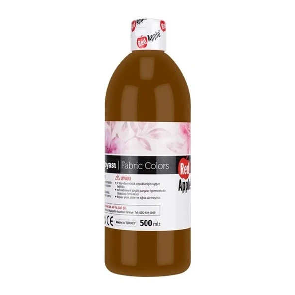 Red Apple Kumaş Boyası 500 ml. KAHVERENGİ ürün görseli 1