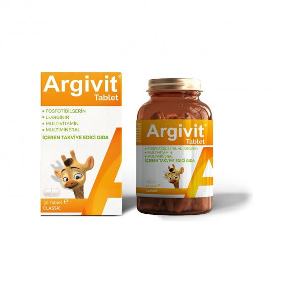 Argivit 30 Tablet 8680618036701 ürün görseli 1